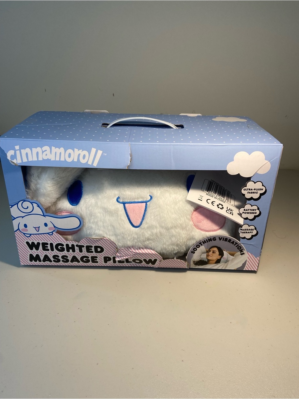 Hello Kitty Cinnamoroll White Blue Weighted Massage Pillow